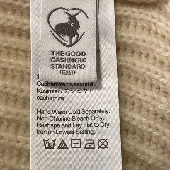 J. CREW NWOT‎ Cashmere Sleeveless Turtleneck Tunic in Ivory - Picture 7 of 11